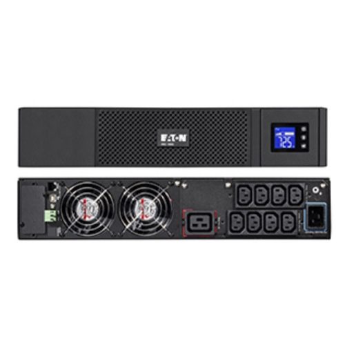 EATON szünetmentes 2200VA - 5SC2200IR (8x C13 kimenet, vonali-interaktív, LCD, USB, Rack 2U/Torony)