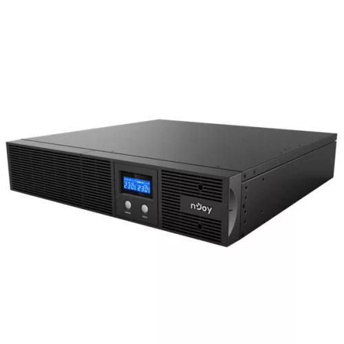 NJOY Szünetmentes 1500VA - Anser 1500 (8 IEC C13, line-interaktív, LCD kijelző, 2U rack) AKKU NÉLKÜL!