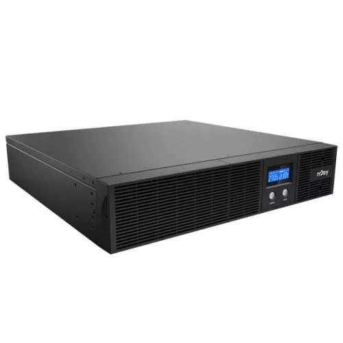 NJOY Szünetmentes 1500VA - Anser 1500 (8 IEC C13, line-interaktív, LCD kijelző, 2U rack) AKKU NÉLKÜL!