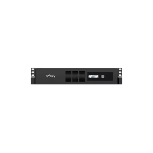 NJOY Szünetmentes 2000VA - Code 2000 (8 IEC C13, line-interaktív, USB menedzsment, szoftver, LCD kijelző, 2U rack)