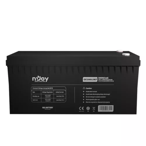 NJOY akkumulátor - GE20012KF (12V/200Ah, T11, zárt, gondozás mentes, GEL)
