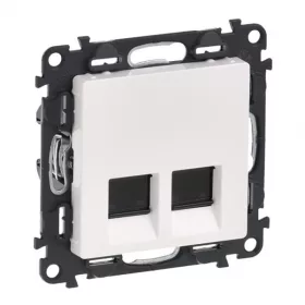   Legrand Valena Life 2xRJ45 Cat. 6 STP csatlakozóaljzat  fehér