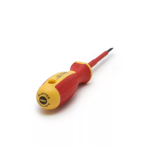 Csavarhúzó - 0,5 x 3.0 x 75 mm - 1000V-ig szigetelt