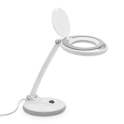 LED lámpa - nagyító lencsével - 4" - 100 mm