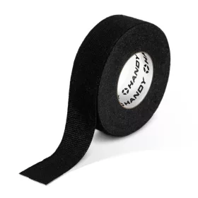   Öntapadós textil szalag - kábelkorbácsokhoz - 15 m x 19 mm x 0,3 mm - fekete