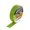 Szigetelőszalag - 15 mm · 10 m - sárga-zöld