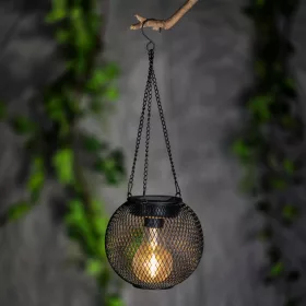 LED-es szolár lámpa - felakasztható - 14,5 x 13,5 cm