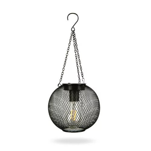 LED-es szolár lámpa - felakasztható - 14,5 x 13,5 cm