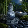 Szolár Buddha - 1 LED - 12,5 x 8,5 x 19 cm - 2 féle