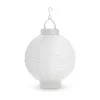 Szolár lampion - fehér - hidegfehér LED - 21 cm
