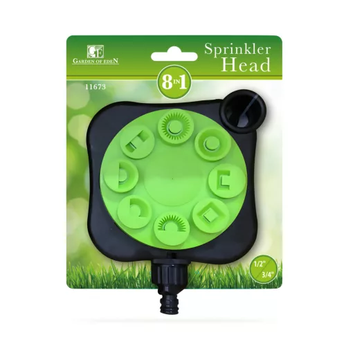 8 az 1-ben leszúrható öntözőfej - műanyag - 20 x 14,5 x 5 cm