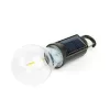Akasztható szolár lámpa - villanykörte alakú - USB-C - 100 lumen - 400 mAh
