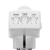 Mozgásérzékelő konnektor - 120° - max 10 m - max 1200W - IP20 - fehér
