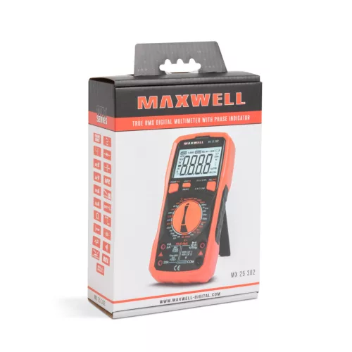 Digitális multiméter  (TRUE RMS) - Fáziskereséssel