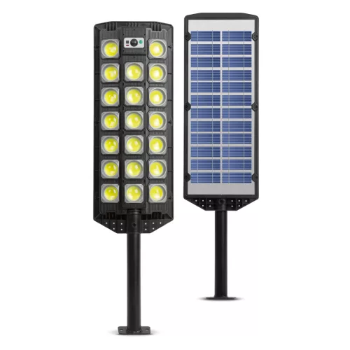 Szolár fali reflektor - 520 SMD LED - 3000 lm - 20W - 4500 mAh - IP65