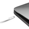 Notebook töltőkábel - adatkábel - Type-C / Type-C - fehér - 1 m - 5 A - 240 W