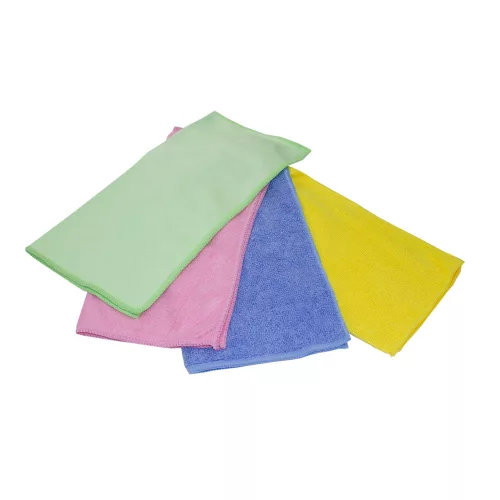 Mikroszálas törlőkendő szett - 30 x 30 cm - 4 db / csomag