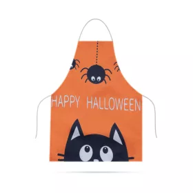   Kötény - gyerek méret - vízálló vászonszerű - halloween - 44 x 35 cm