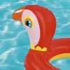 Felfújható úszógumi - papagáj - 79 x 58 cm