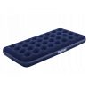 Felfújható matrac - egyszemélyes, velúr - kék - 188 x 99 x 22 cm