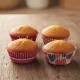 Muffin papír szett - szív - 100 db / csomag