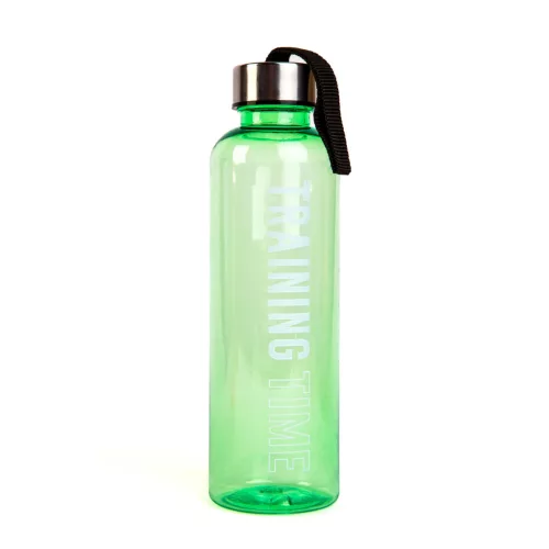 Sport kulacs - műanyag, átlátszó - 550 ml - 3 színben