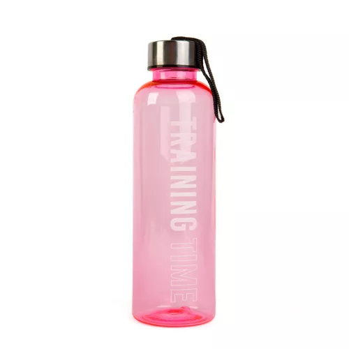 Sport kulacs - műanyag, átlátszó - 550 ml - 3 színben