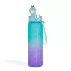 Sport kulacs - 750 ml - opálos - kék-lila színátmenetes