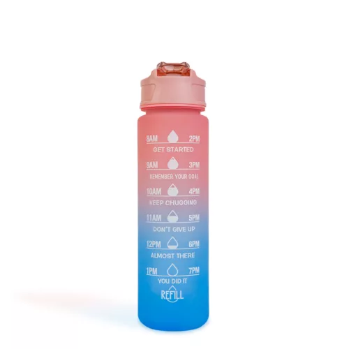 Sport kulacs - 750 ml - opálos - kék-lila színátmenetes
