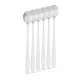 Rozsdamentes acél kávéskanál / latte macchiato kanál - 186 x 30 mm - 6 db / csomag