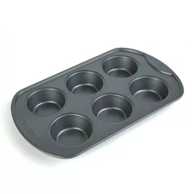   Baker’s Secret Classic Line 6 darabos muffin sütőforma - 31,3 x 18,6 x 3,6 cm