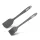 Baker's Secret 2 darabos szilikon ecset és spatula - 21/22 cm - fekete