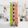 Fém kávékapszula tartó - 24 db Dolce Gusto kapszulához - króm