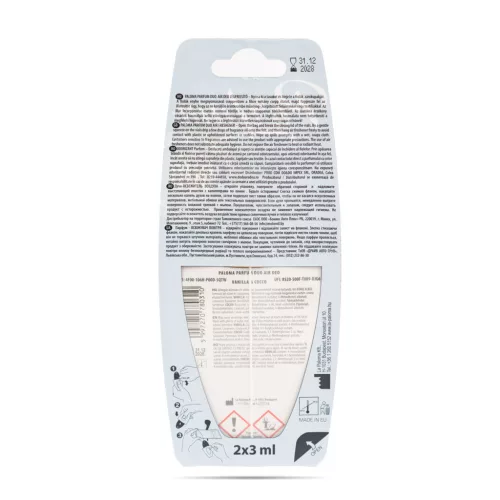 Illatosító - Paloma Duo Parfüm - Vanilla and Cocco - 2 x 3 ml