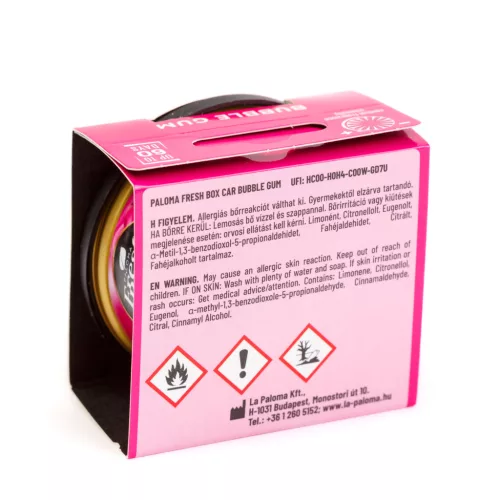 Illatosító - Paloma Fresh box - Bubble Gum - 25 g