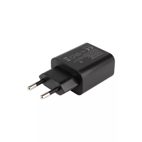 MasterLED gyorstöltő 20 W-os 1 x USB-C  1 x USB-A fekete adapter