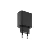 MasterLED gyorstöltő 20 W-os 1 x USB-C  1 x USB-A fekete adapter