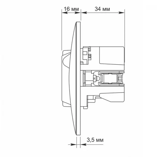 Videx Binera ezüst színű süllyesztett földelt csatlakozó aljzat + 1-1 db USB csatlakozóval USB-C csatlakozóval (20/120)