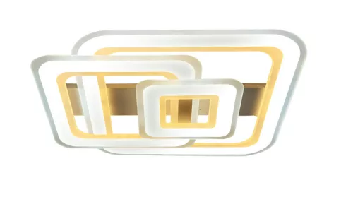 Lucero Marshall 140 W-os 50 cm átmérőjű fehér LED távirányítós és mobil applikációval vezérelhető mennyezeti lámpa