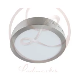   Strühm Martin 12 W-os falon kívüli natúr fehér matt króm színű kör alakú LED-es mennyezetlámpa