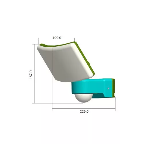MasterLED Melio 30 W-os natúrfehér LED reflektor