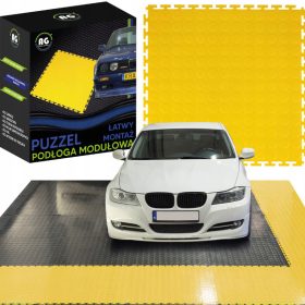 Moduláris garázspadló PC 50x50x0,6cm - sárga