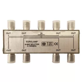 8-as TV antenna elosztó F csatlakozó