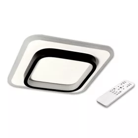   MasterLED Galaxis Falcon 35 W-os 24x24x5 cm fekete-fehér LED távirányítós mennyezeti lámpa