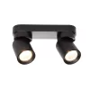 MasterLED Timo GU10 foglalatú 2-es fekete mennyezeti lámpa