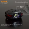 Videx LED Fejlámpa natúrfehér újratölthető akkumulátorral H015