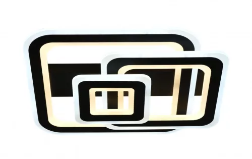 Lucero Marshall 140 W-os 50 cm átmérőjű fekete LED távirányítós és mobil applikációval vezérelhető mennyezeti lámpa