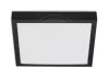 MasterLED Solen 270x270 mm négyzet alakú fekete mennyezeti lámpa 2xE27 foglalattal