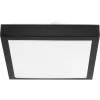 MasterLED Solen 270x270 mm négyzet alakú fekete mennyezeti lámpa 2xE27 foglalattal
