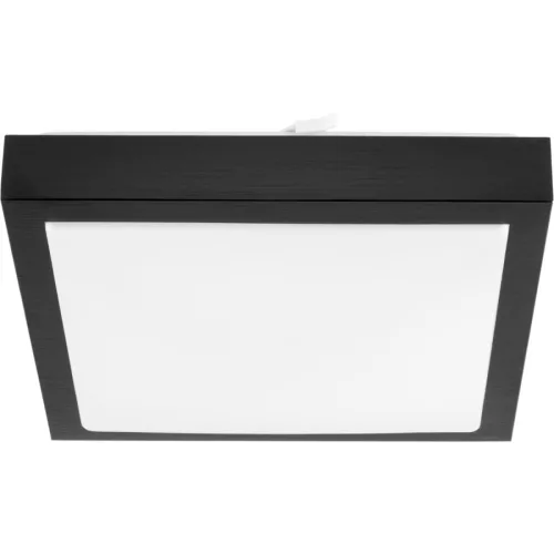 MasterLED Solen 270x270 mm négyzet alakú fekete mennyezeti lámpa 2xE27 foglalattal